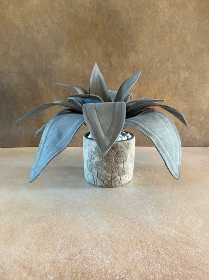 Agave in Alcantara carta da zucchero