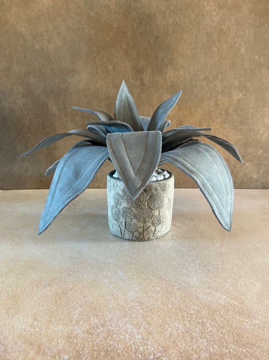 Agave in Alcantara carta da zucchero