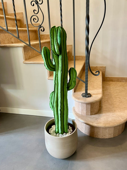 Big cactus in velluto verde avocado altezza 98 cm ATTUALMENTE ESAURITO MA SARA' DI NUOVO DISPONIBILE SU PRENOTAZIONE