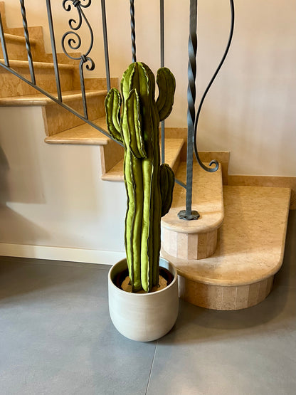 Big cactus in velluto verde brillante altezza 97 cm -ESAURITO